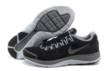 Черные мужские кроссовки Nike Lunarglide 4 на каждый день